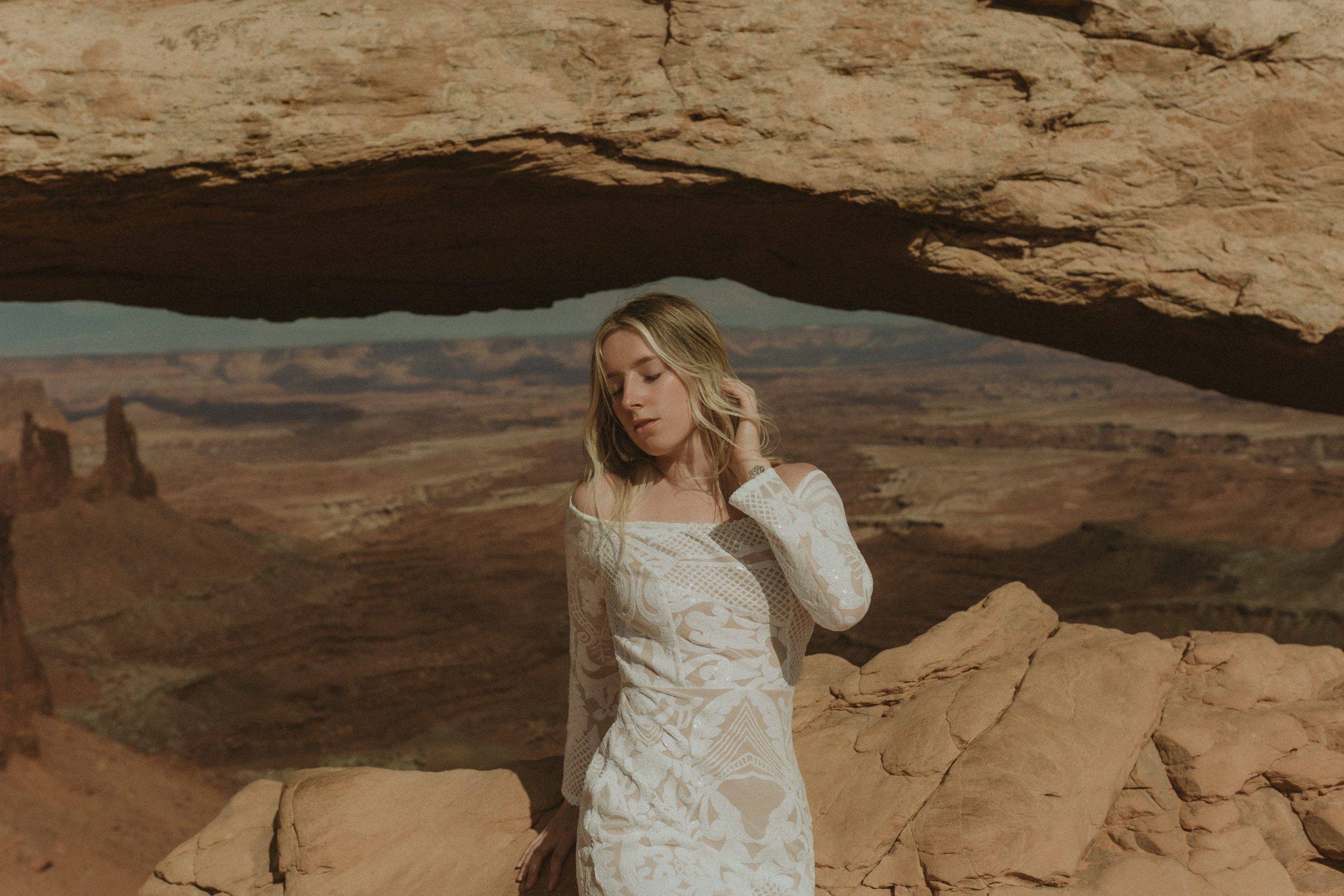 bridal photos in Utah conyons
